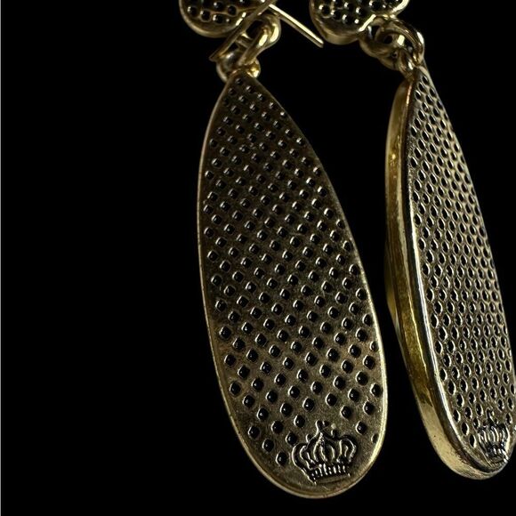 Boho Earrings Crown Premiere Designs Green Stone Drop Faux Moonstone Clover - Picture 3 of 8